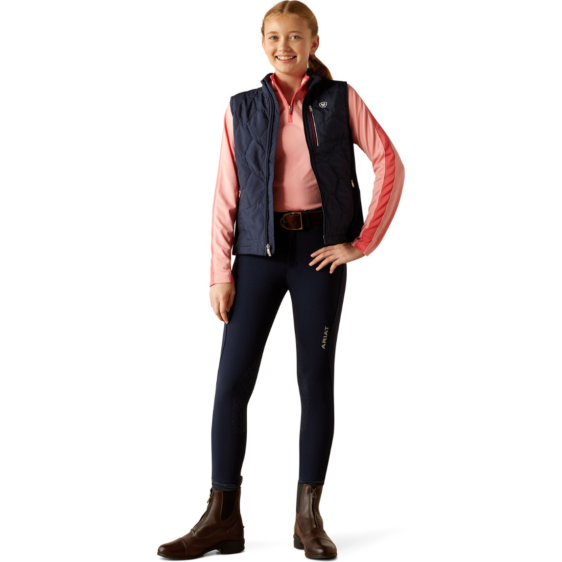 2025 Ariat  Junior Fusion Insulated Vest 10055171 - Navyt